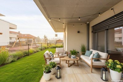 PROVISIONSFREI! Ideal geschnittene 3-Zimmer-Wohlfühlwohnung mit Garten | Bezugsfertig