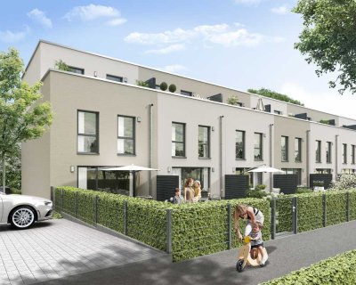 Familienfreundlich & effizient: 142 m² Reihenhaus mit Garten und Dachterrasse in Südausrichtung