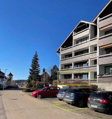 Charmante 2-Zimmer-Oase: Ebenerdig, mit Aussicht, Stellplatz, Sauna & Schwimmbad