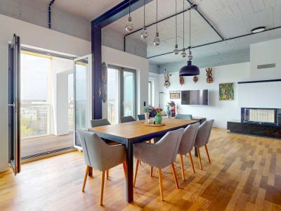 Architektur-Highlight mit zwei Balkonen, Einliegerwohnung und City-West-Flair