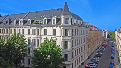 Bezugsfreie, sehr exklusive 3,5 Zimmer Wohnung im Waldstraßenviertel