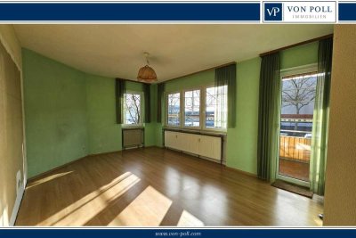 Komfortable 3-Zimmer Wohnung mit 2 Balkonen und Garage im Rügländer Viertel