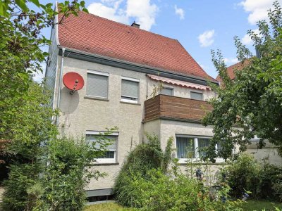 Vermietetes Einfamilienhaus mit Garten und Garage in beliebter Lage von Crailsheim