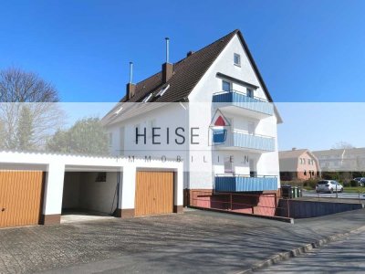 3-Zimmer-Hochparterrewohnung mit Balkon u. Garage, nähe Symrise
