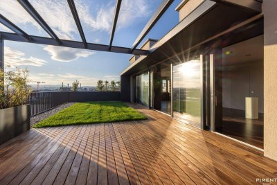 EINZIGARTIGES ARCHITEKTENPENTHOUSE _ Gartenterrasse &amp; Fernblick!