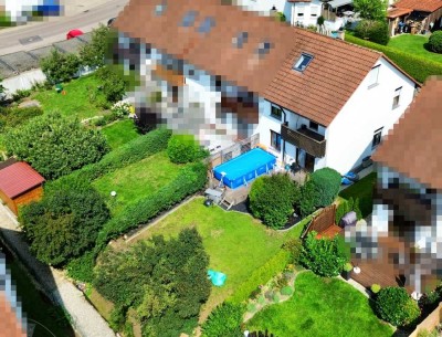 Attraktives Familienhaus mit Garten, modernisiertem Bad und ausgebautem Dachgeschoss