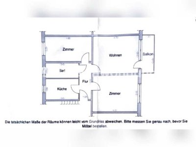 Tauschwohnung: 3 Raum Wohnung gegen Innenstadt-Wohnung