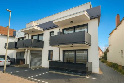 Neubau-Penthouse mit moderner Eleganz und sonnigem Balkon in zentraler Lage von Kelsterbach!