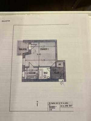 Charmante 1-Zimmer Wohnung (3. OG) in Berlin-Mariendorf (saniert)