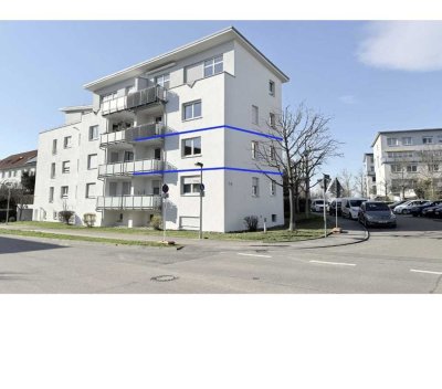 Grozügige, sanierte 4,5 Zimmer Wohnung, 93qm Südseite in S-Hausen mit sehr guter Anbindung!