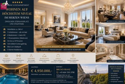 Exklusives Luxusapartment in einem 5-Sterne-Hotel – Wohnen auf höchstem Niveau im Herzen Wiens