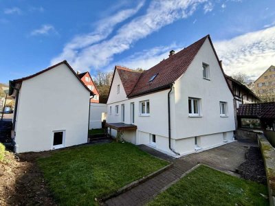 Stilvoll kernsaniertes Einfamilienhaus im Herzen von Schwäbisch Hall-Steinbach!