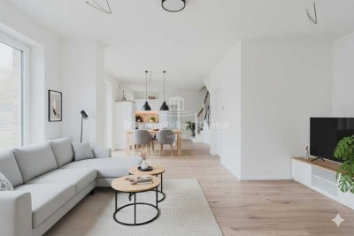 DHH Neubau mit Carport in zentraler Lage von Ihrhove WE1