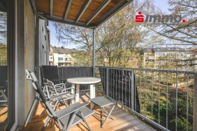 Gut geschnittene 3-Zimmer-Wohnung mit 2 Balkonen in ruhiger Wohnlage im Herzen von Aachen