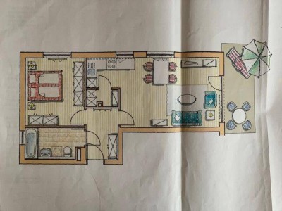 2 Zimmerwohnung in ruhiger Wohnlage in Puch bei Hallein mit Stellplatz vor dem Haus und Tiefgaragenplatz