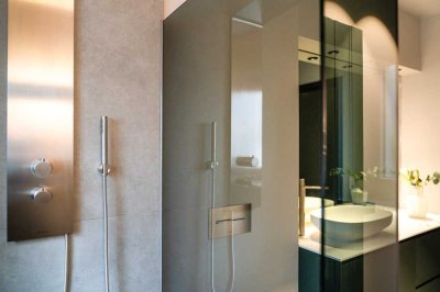 Teilmöblierte Luxusetage mit Balkon und Stellplatz