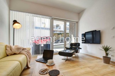 MÖBLIERT - CASUAL LIVING - Moderne 2-Zimmer-Wohnung mit Terrasse