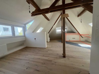 Charmantes Studio in saniertem Altbau, mit Balkon in Lörrach-City