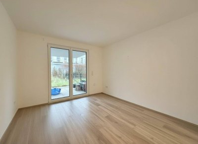 Moderne 2-Zimmer-Wohnung mit über 62 m² Garten inkl. Terrasse und Kühlung!