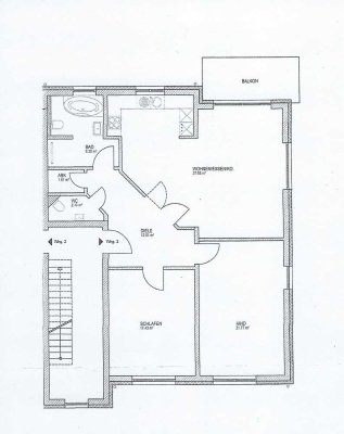 Geschmackvolle 3-Zimmer-Wohnung mit Balkon in Weinheim
