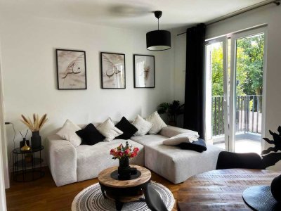 Kompakte 3-Zimmerwohnung (60m²) mit toller, großer Terrasse (38m²) und einem Balkon