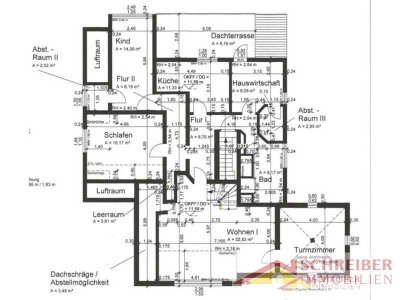 Großzügige Dachgeschosswohnung mit Dachterrasse in Altenkirchen - Honneroth zu vermieten