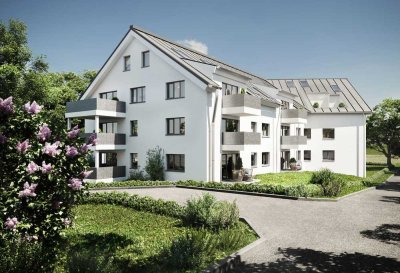 Neubau attraktive großzügige 2-Zimmerwohnung über zwei Etagen.