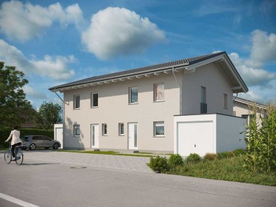 Familienfreundliche Doppelhaushälfte in grüner Lage