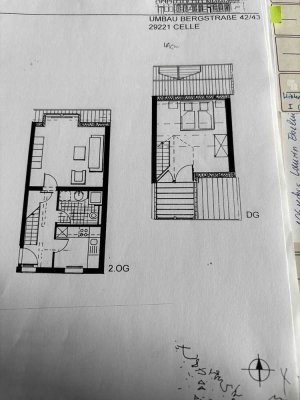 Attraktive und sanierte 2-Raum-Maisonette-Wohnung mit Balkon und EBK in Celle