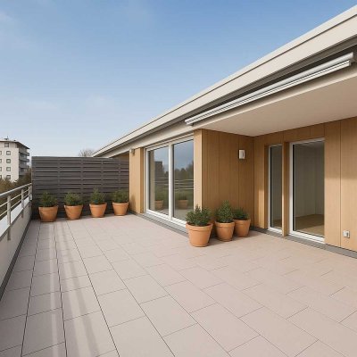 Exklusive 4,5-Zimmer-Maisonette-Wohnung mit großer Dachterrasse und Balkon in Puchheim bei München