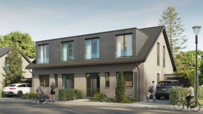 Projektiert in KR-Linn: Moderne und energieeffiziente Doppelhaushälfte in familienfreundlicher Lage