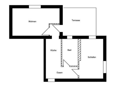 Exklusive 2-Zimmer-Erdgeschosswohnung mit Einbauküche, Terrasse, Garten, WG geeignet in Oranienburg