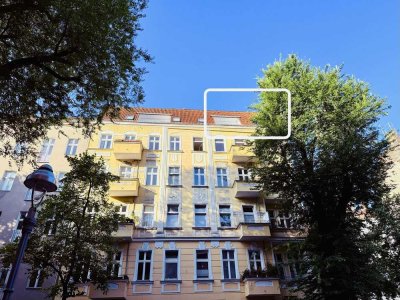 Charmante Dachgeschosswohnung mit Terrasse im beliebten Malplaquetkiez