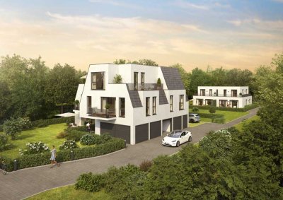 Stilvoll Wohnen : Hochwertige 3-Zi.-Neubau- Wohnung mit Balkon in begehrter Wohnlage