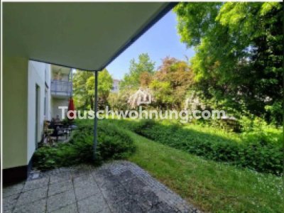 Tauschwohnung: **Wohnen im Erdgeschoss** 2 Zimmer-Wohnung mit Westterrasse