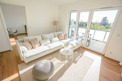 Ihr Logenplatz im Grünen: 3-Zimmer-Traumwohnung mit Balkon – barrierefrei & edel!