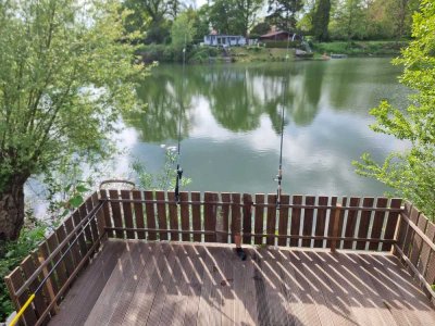 Günstiges 2,5-Zimmer Mobilheim direkt am See/Wasser auf Pacht Grundstück am Helenensee