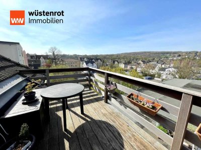 Solide vermietete DG-Wohnung in Ha-Haspe, mit Balkon, Kamin und Stellplatz