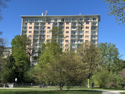 Über den Dächern von Düsseldorf - 2-Zimmer-Wohnung mit Weitblick - Zoo-Viertel
