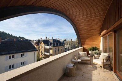 Stilvolle Wohnung in der Freiburger Wiehre mit traumhafter Aussicht