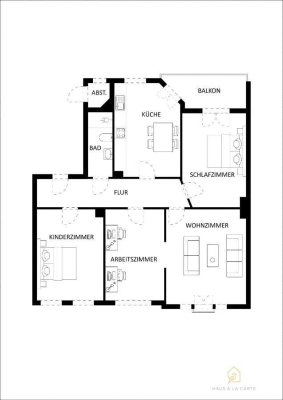 Historisch wohnen, modern entspannen: Ihr 4-Zimmer-Traum mit Balkon in Vohwinkel