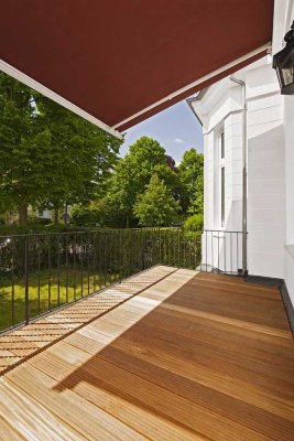 Kernsanierte Altbau-Wohnung im Hochparterre nahe Außenalster mit Energie-Kennwert "A"