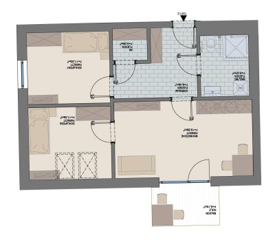 Gemütliche Wohnung im betreuten Wohnen