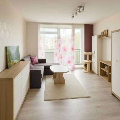 Ohne Makler-Schöne geräumige 1 Zimmer Küche Bad Wohnung