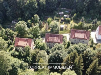 Doppelhaus zum Sanieren (Baugenehmigung vorhanden). In grüner und ruhiger Wohnlage von Tharandt.