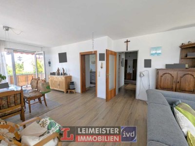 GROSSZÜGIG GESCHNITTENE, HELLE WOHNUNG MIT BALKON IN ZENTRALER LAGE VON MAINASCHAFF