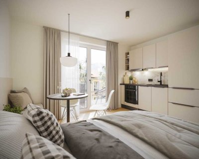 Modernes City-Apartment – Möbliertes 1-Zimmer-Apartment im Gerber Living Neubau