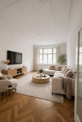 In bester Lage Schwabings: Sonnige 3-Zi.-Altbauwohnung mit Potenzial zur individuellen Gestaltung