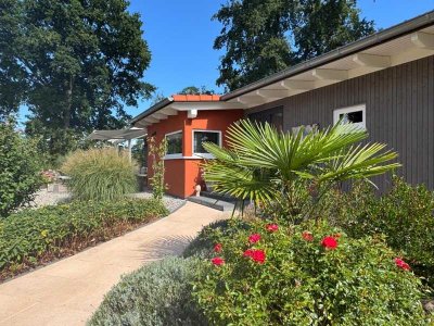 Nahezu Alleinlagegefühl,  Premiumwohnbungalow, nur 5 Min zum Strand !
