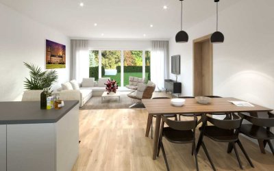 Provisionsfreie, moderne 3-Zimmer-Wohnung im lichtdurchfluteten Neubau